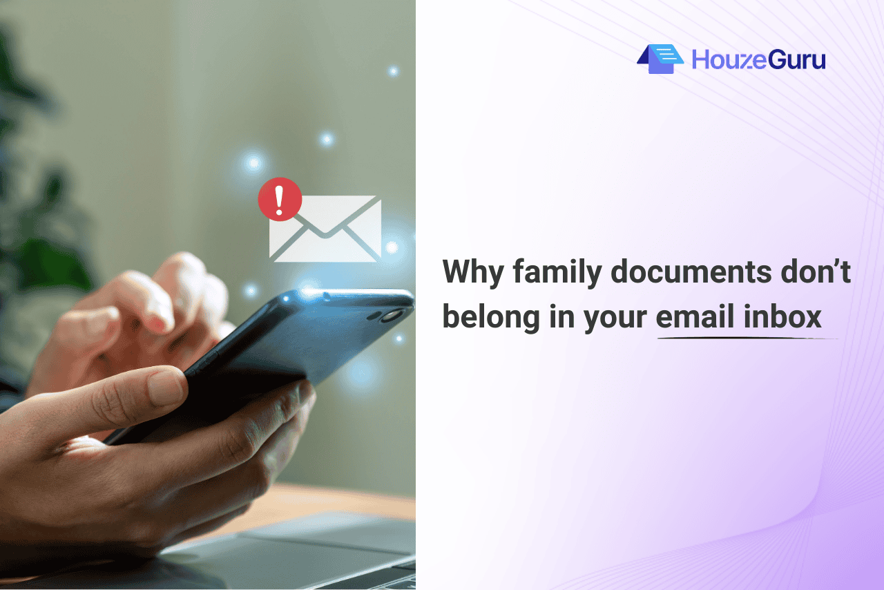 Emailing Important Family Documents to Yourself.