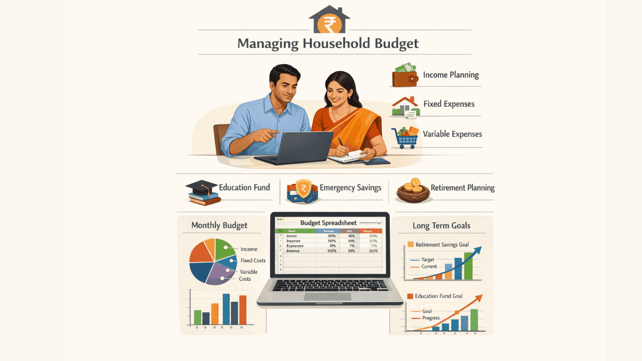 Managing household budget