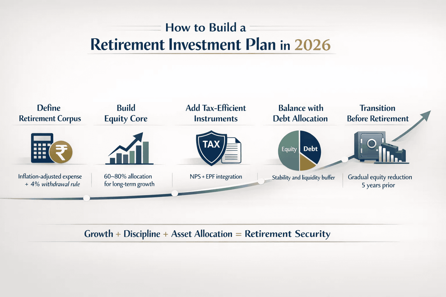 retirement investment plan infographic